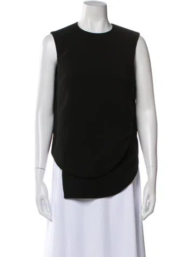 Pre-owned Opening Ceremony Crew Neck Sleeveless Top In Black