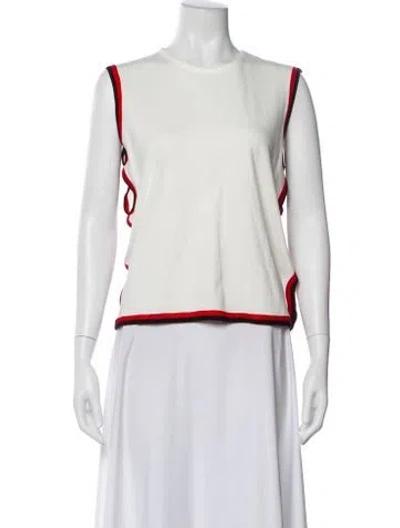 Pre-owned Opening Ceremony Crew Neck Sleeveless Top In Gray