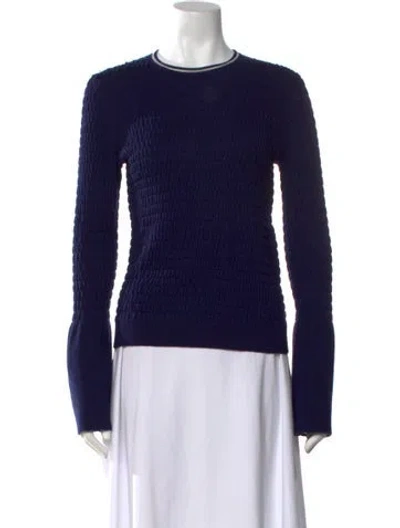 Pre-owned Opening Ceremony Crew Neck Sweater In Blue