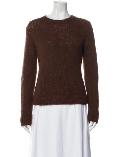 Pre-owned Opening Ceremony Crew Neck Sweater In Brown