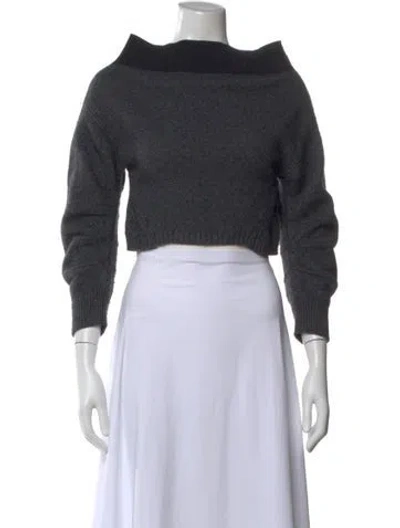 Pre-owned Opening Ceremony Crew Neck Sweater In Gray