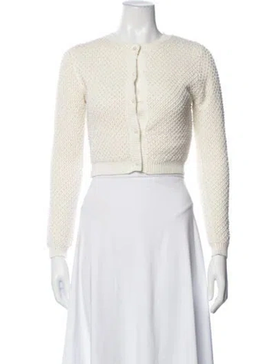 Pre-owned Opening Ceremony Crew Neck Sweater In White