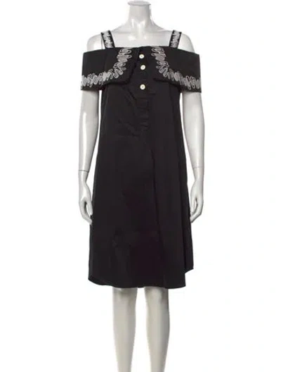 Pre-owned Opening Ceremony Dress In Black