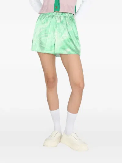 Opening Ceremony Elasticated-waistband Shorts In Green