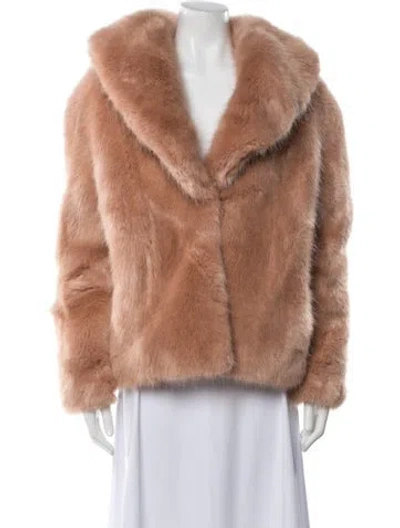 Pre-owned Opening Ceremony Faux Fur Jacket In Multi
