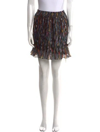 Pre-owned Opening Ceremony Floral Print Mini Skirt In White