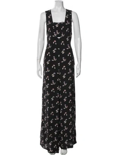 Pre-owned Opening Ceremony Floral Print Set In Black
