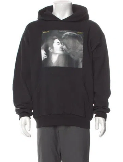 Pre-owned Opening Ceremony Graphic Print Crew Neck Hoodie In Gray