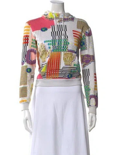 Pre-owned Opening Ceremony Graphic Print Crew Neck Hoodie In Multi