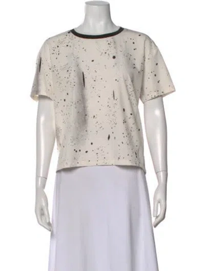 Pre-owned Opening Ceremony Graphic Print Crew Neck T-shirt In Neutral