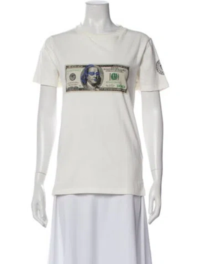 Pre-owned Opening Ceremony Graphic Print Crew Neck T-shirt In White