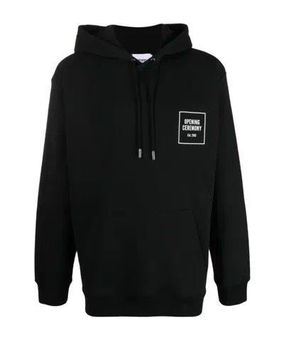 Opening Ceremony Graphic-print Hoodie In Black