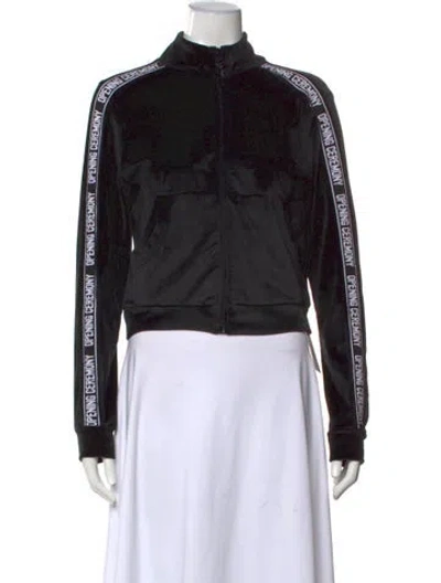 Pre-owned Opening Ceremony Graphic Print Long Sleeve Sweatshirt In Black