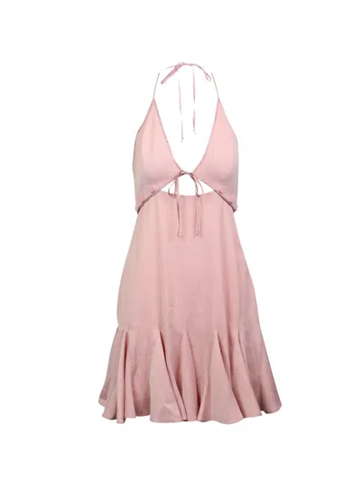 Opening Ceremony Halterneck Dress In Pink