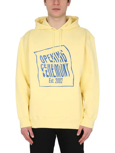 Opening Ceremony Hoodie In Yellow