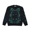 OPENING CEREMONY JACQUARD BANDANA SWEATER - NAVY