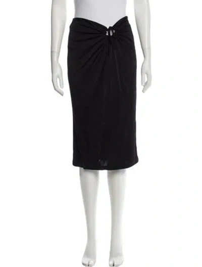 Pre-owned Opening Ceremony Knee-length Skirt In Black