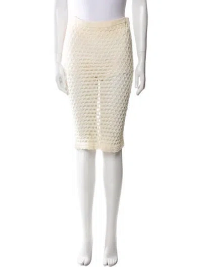 Pre-owned Opening Ceremony Knee-length Skirt In Neutral