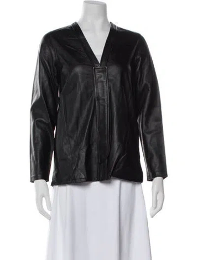 Pre-owned Opening Ceremony Lambskin Jacket In Multi
