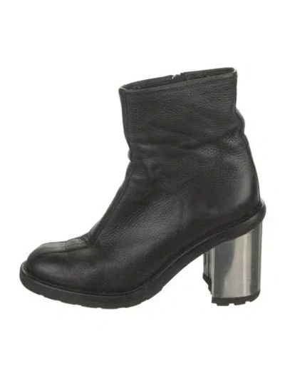 Pre-owned Opening Ceremony Leather Boots In Black