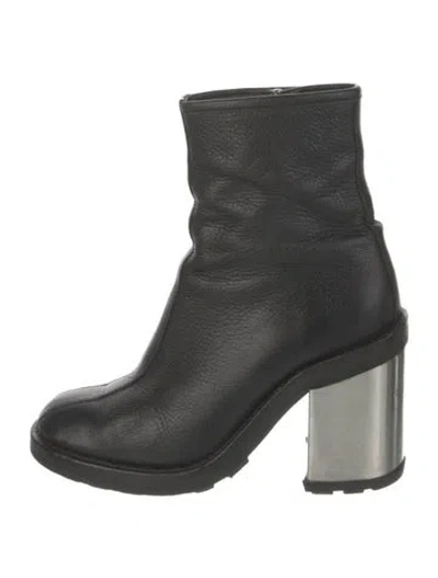 Pre-owned Opening Ceremony Leather Boots In Black