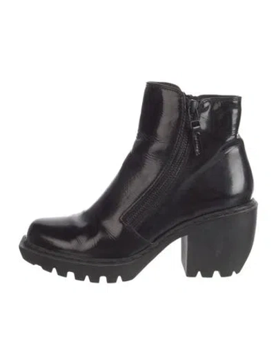 Pre-owned Opening Ceremony Leather Boots In Black