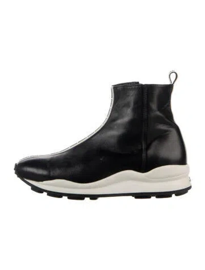 Pre-owned Opening Ceremony Leather Boots In Blue