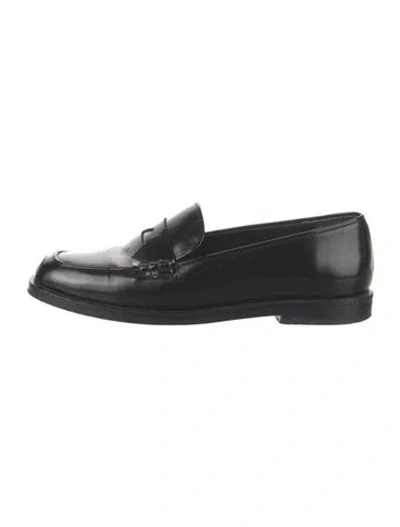 Pre-owned Opening Ceremony Leather Loafers In Black