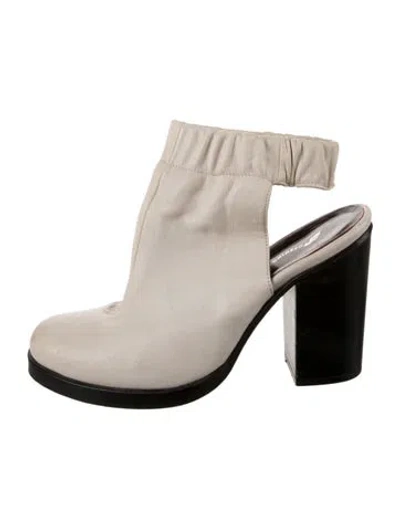 Pre-owned Opening Ceremony Leather Pumps In Neutrals