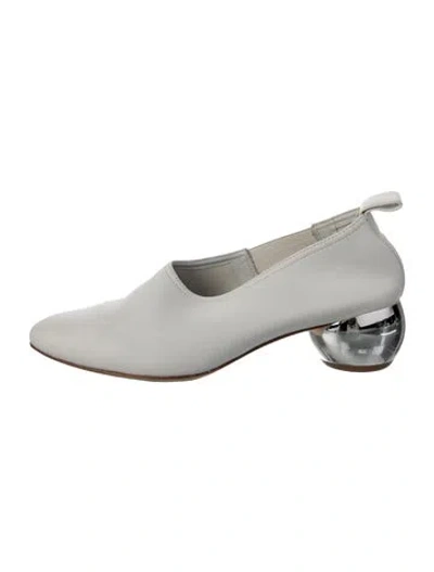 Pre-owned Opening Ceremony Leather Pumps In White