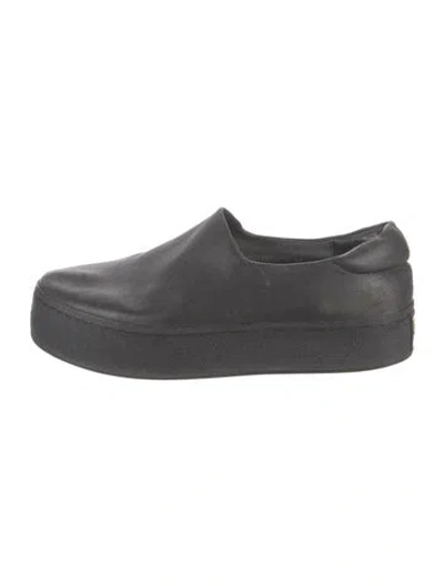 Pre-owned Opening Ceremony Leather Sneakers In Black