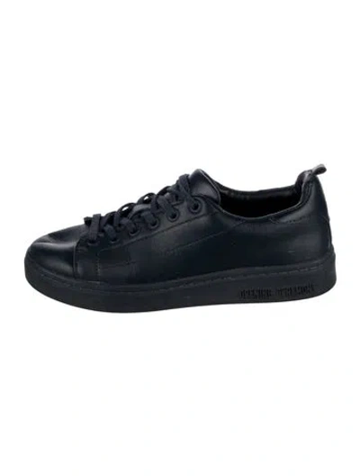 Pre-owned Opening Ceremony Leather Sneakers In Blue