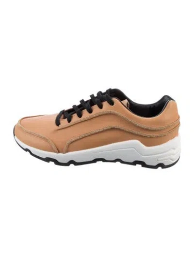 Pre-owned Opening Ceremony Leather Sneakers In Brown