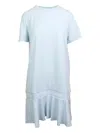 Opening Ceremony Blue Cotton Scallop Oc Elastic Logo T-shirt In Blue