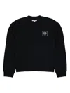 Opening Ceremony Logo-detail Cotton Sweatshirt In Black
