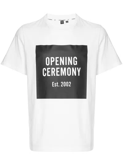 Opening Ceremony Logo-print T-shirt In Neutrals