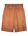 Opening Ceremony Man Shorts & Bermuda Shorts Tan Size S Cotton In Brown
