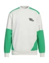 Opening Ceremony Man Sweatshirt Ivory Size L Cotton, Elastane, Polyester In White