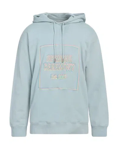 OPENING CEREMONY OPENING CEREMONY MAN SWEATSHIRT SKY BLUE SIZE M COTTON