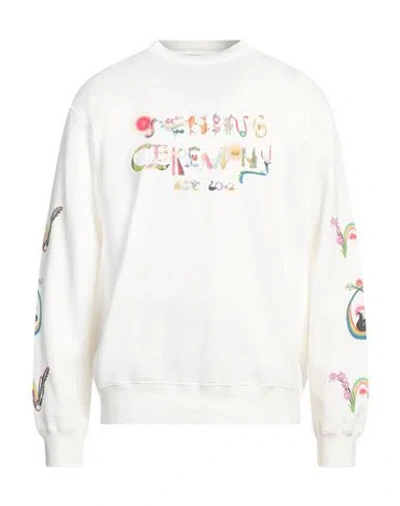 Opening Ceremony Man Sweatshirt White Size L Cotton