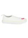 Opening Ceremony Man Sneakers White Size 8.5 Textile Fibers In White Multicolor