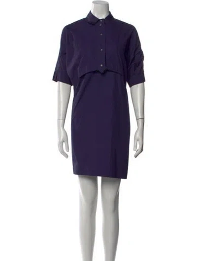 Pre-owned Opening Ceremony Mini Dress In Blue