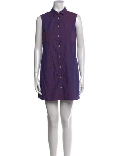 Pre-owned Opening Ceremony Mini Dress In Purple
