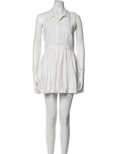 Pre-owned Opening Ceremony Mini Dress In White