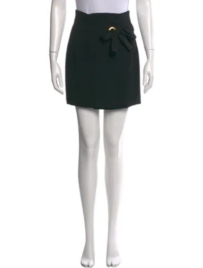 Pre-owned Opening Ceremony Mini Skirt In Black