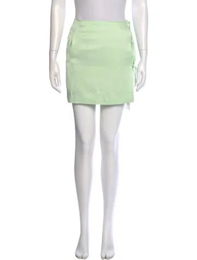 Pre-owned Opening Ceremony Mini Skirt In Green