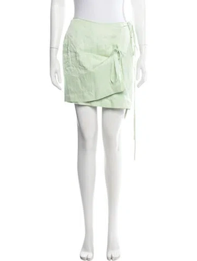 Pre-owned Opening Ceremony Mini Skirt In Green
