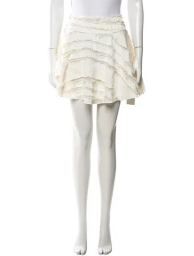 Pre-owned Opening Ceremony Mini Skirt In Neutrals
