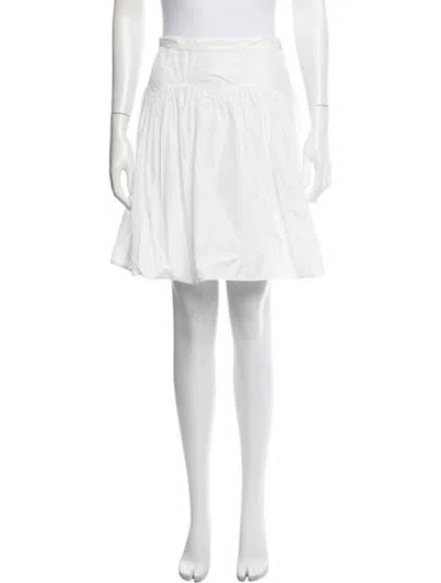Pre-owned Opening Ceremony Mini Skirt In White