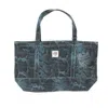 Opening Ceremony Navy Small Animal Print Mesh Tote Bag In Blue